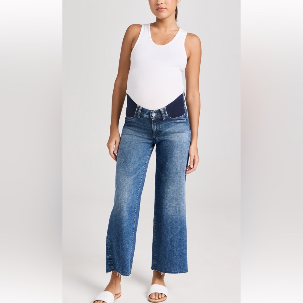 DL1961 Hepburn Wide Leg Maternity Jeans
East Lake/Medium Blue